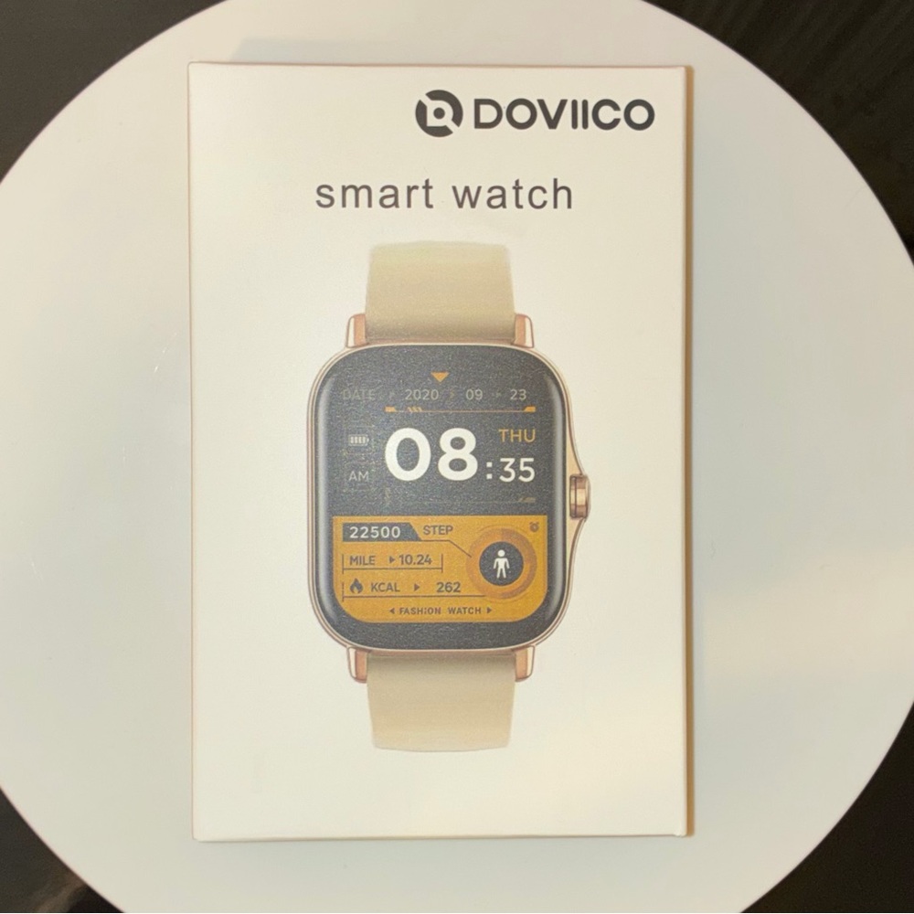 One ☝️ Pink/ Begie Smart Watch - Fitness & Health Tracker